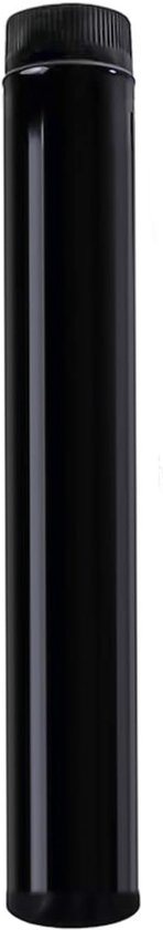 Dikwandige kachelpijp 120 mm zwart | Heating World