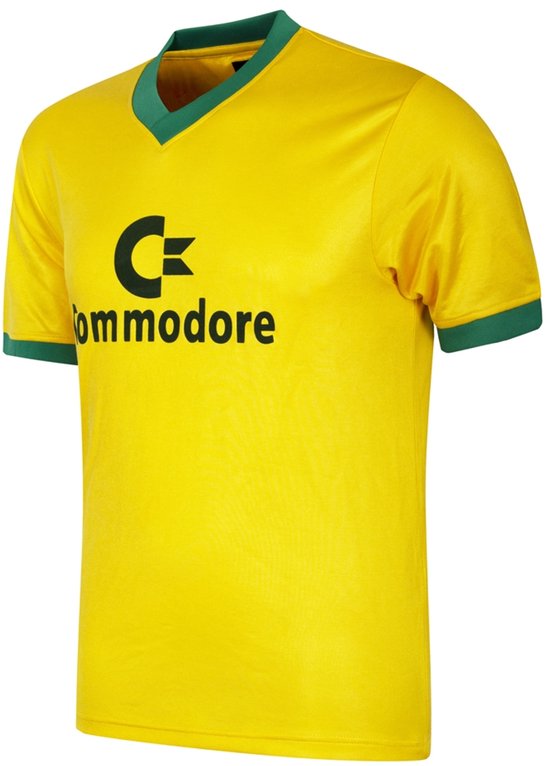 PUMA teamRISE Voetbalshirt Geel Zwart Wit