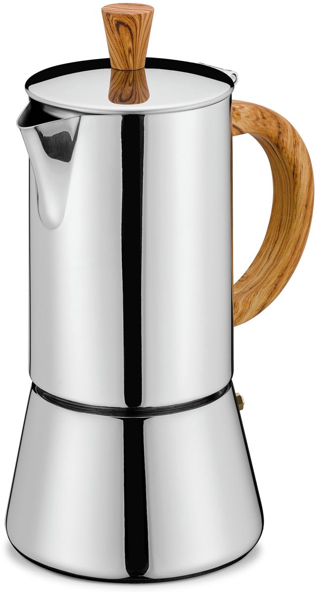 Cilio Figaro - Percolator / Espressomaker - 4-kops - Roestvrij staal - Kunststof