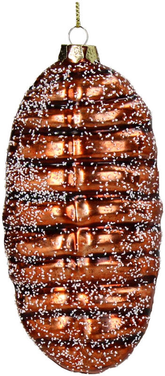 HD Collection glazen kerst ornament kersthanger Brood 14 cm uit de collectie The Christmas Bakery - de Kerst Bakkerij