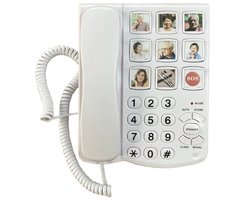BigButton FOTO telefoon - GROTE TOETSEN - Senioren telefoon- 858