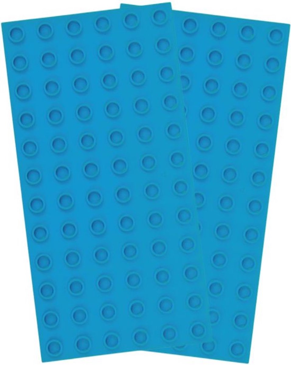 Bouwplaat 6x12 Noppen – Lichtblauw – Basisplaat – Geschikt voor Grote Bouwstenen – Brian’s Toys