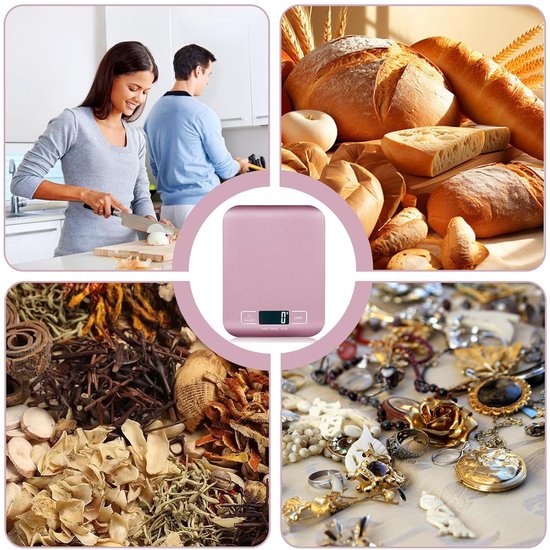30kg / 1G Digitale Keukenweegschalen LCD-scherm PCS TARE FUNCTIE PRECISIE Bakken Home Food Ingredients Weegschaal (Capacity : 30kg-1g