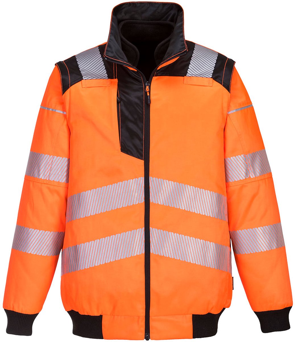 Portwest PW3 Hi-Vis 3-in-1 Pilotjack PW302 Oranje