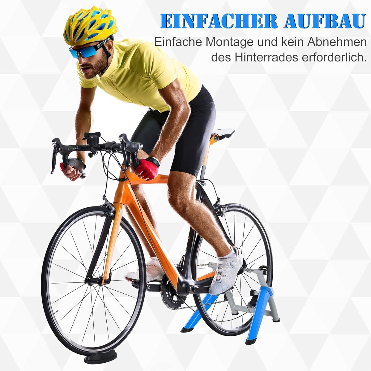Fietstrainer met 8 Weerstandsniveaus en Magneetrem voor Racefietsen en Mountainbikes
