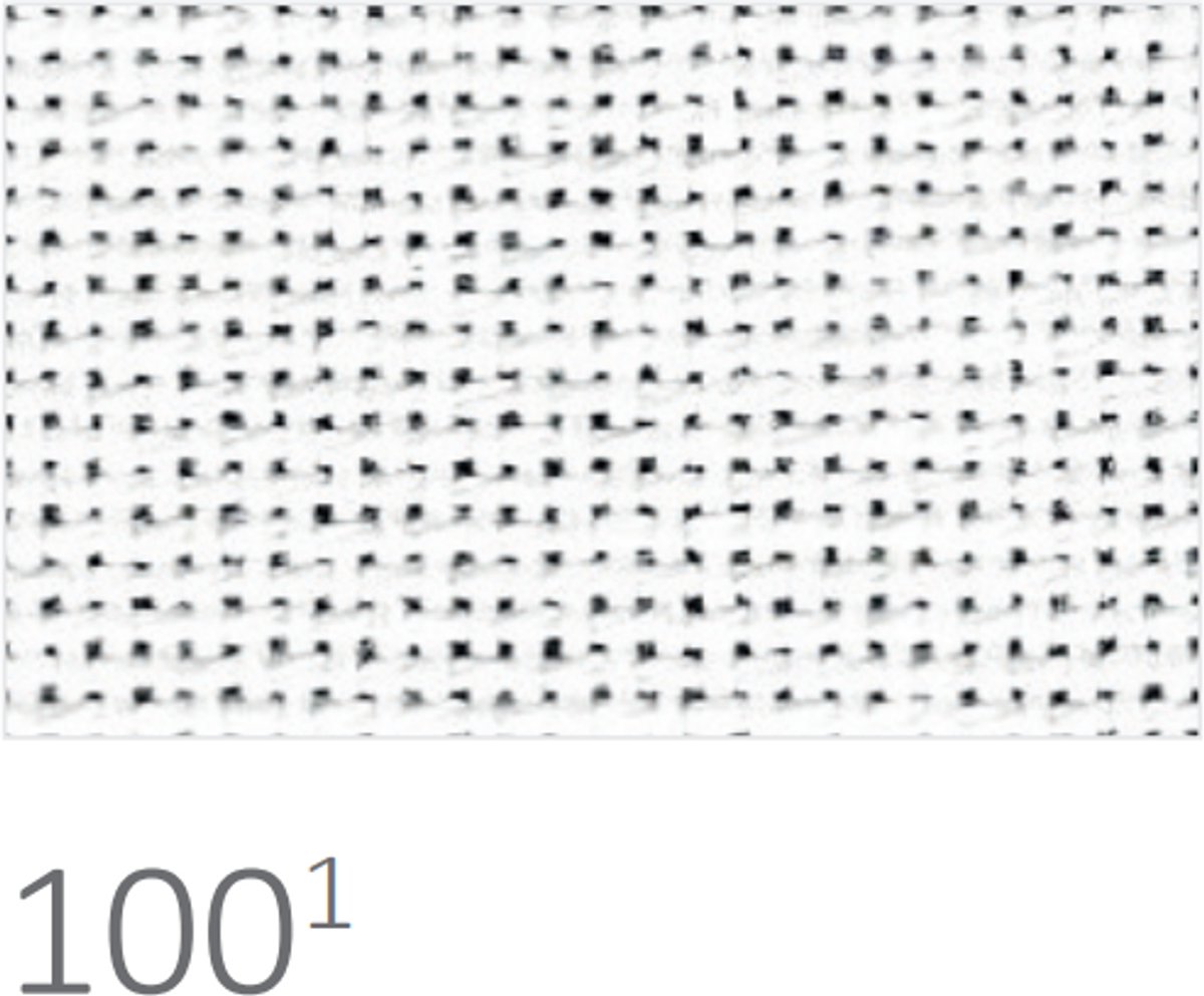 Borduurstof Lugana evenweave 10 wit 48x68 cm - Zweigart
