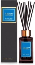 AREON Premium Home - Bleu Crystal - interieurparfum - geurstokjes - huisparfum - 85 ML - interieurparfum - houtig en kruidige nuances - cadeau