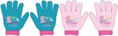 Lichtroze handschoenen van Peppa Big
