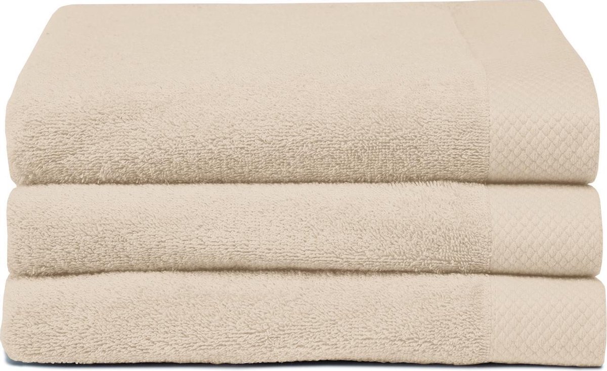 Seahorse Pure badlakens 70x140 cm - Set van 10 - Zand