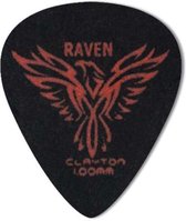 Clayton Black Raven standaard plectrums 1.00 mm 6-pack