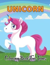 Unicorn Coloring Book for Teens