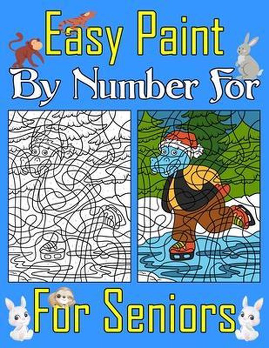 Easy paint By Number For Seniors, Royal Tulip Publishing