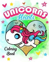 Unicorns & Hearts Coloring Book