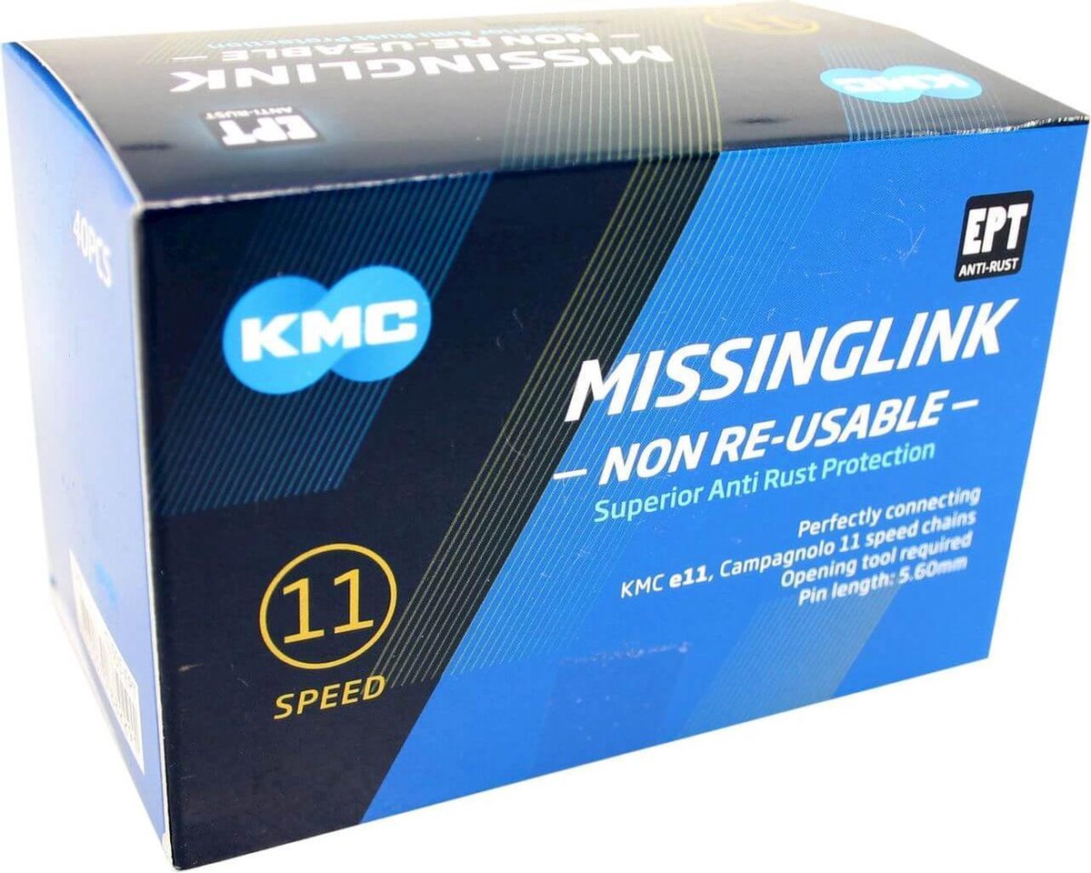 KMC Sluitschakel MissingLink 11NR EPT zilver 5.65mm 11v(40)