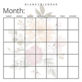 Blank Calendar