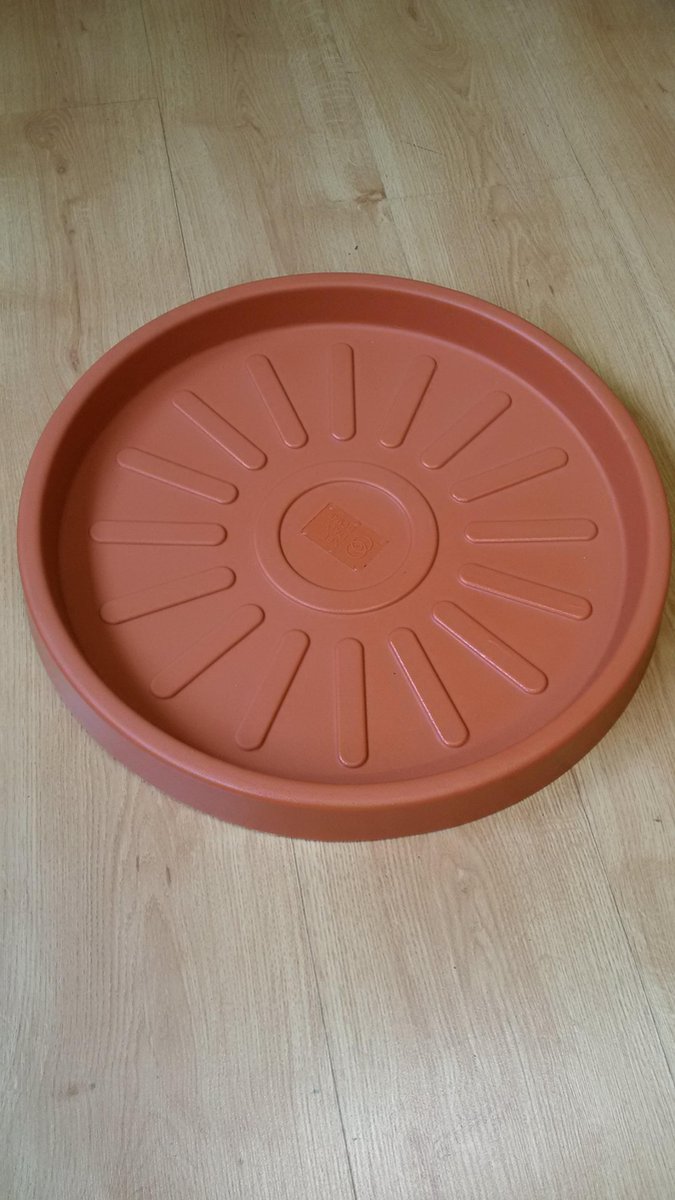 Onderschotel Rond 41cm TERRACOTTA Teiplast