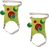 Imaginarium Trefbal Set - Met Twee Kleefhesjes en 6 Ballen - Voor Binnen en Buiten