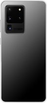 Samsung Galaxy S20 Ultra - Smart cover - Grijs Zwart - Transparante zijkanten