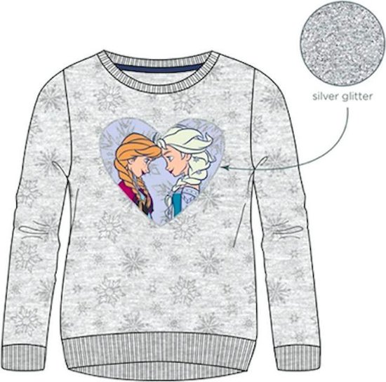 Pull Frozen - gris - Taille 110/5 ans