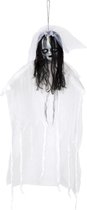 Boland - Decoratie > Hangdecoraties - Halloween Horrorbruid  90 X 39 Cm Wit