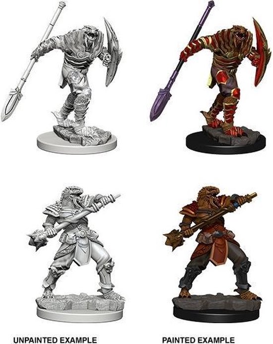 D&D Nolzur's Marvelous Miniatures Dragonborn Fighter Male (avec lance)