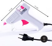 Vaessen Creative Lijmpistool - mini white - 3 stuk