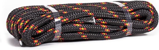wit Verwoesting Gangster Traxis Polypropyleen Touw - Black/Red - 14mm - 10m - Rood | bol.com