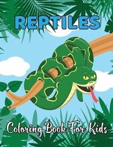 Reptiles Coloring Book For Kids