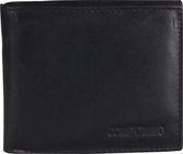 IZZLE Lage Billfold - Leren Heren Portemonnee - Zwart