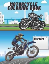 Motorcycle Coloring Book