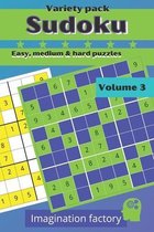 Sudoku variety pack. Easy, medium & hard puzzles