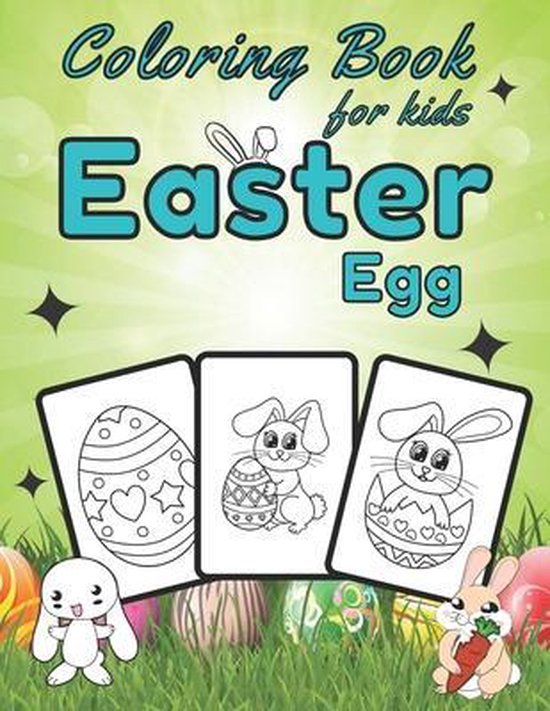 bol.com | Easter Egg Coloring Book for Kids, Valentine'S ...