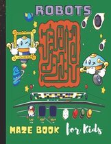Robots Maze Book For Kids