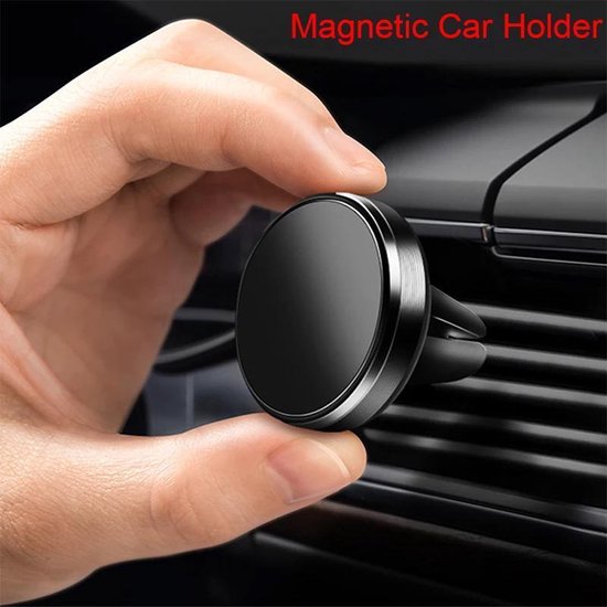 Floveme Universele Magneet Telefoonhouder voor in de Auto - Stevige Magnetische Smartphone Houder Ventilatierooster - Magnetisch
