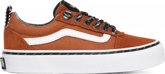 Vans Sneakers - Maat 38.5 - Unisex - oranje/bruin/wit/zwart | bol.com
