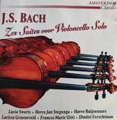 J. S. Bach / Zes Suites voor Violoncello Solo / 2 CD BOX Klassiek suite cello / Amsterdam Classics /  Lucia Swarts - Herre Jan Stegenga - Harro Ruijsenaars - Larissa Groeneveld - F