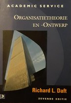 Omslag Organisatietheorie en -ontwerp