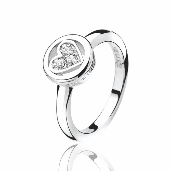 Zinzi All You Need is Love - Zilveren Ring - Hart - (LOVER3)