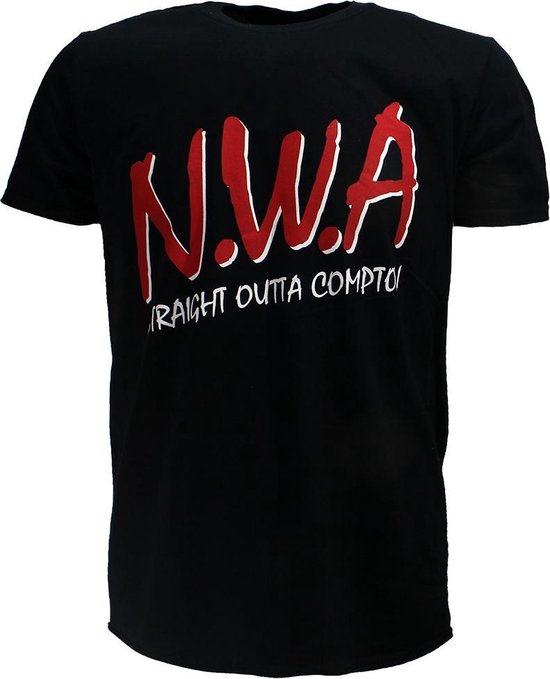 N.W.A. Straight Outta Compton T-Shirt Zwart - Officiële Merchandise