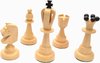 Afbeelding van het spelletje Chess the Game - Schaakspel - Middelgroot rood schaakbord incl. schaakstukken - Opklapbaar - Hout