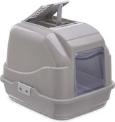 Imac Easy Cat - Kattenbak - Taupe/Wit - 50 x 40 x 40 cm