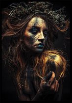 Dirty Women A1 zwart goud poster