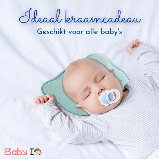 Afplatkussen Babyjem Flat Head Kussen Ecru | Van Asten Babysuperstore