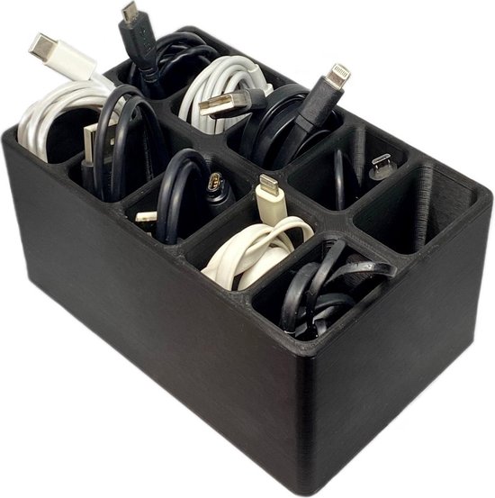 USB kabel organiser voor 10 kabels | bol.com