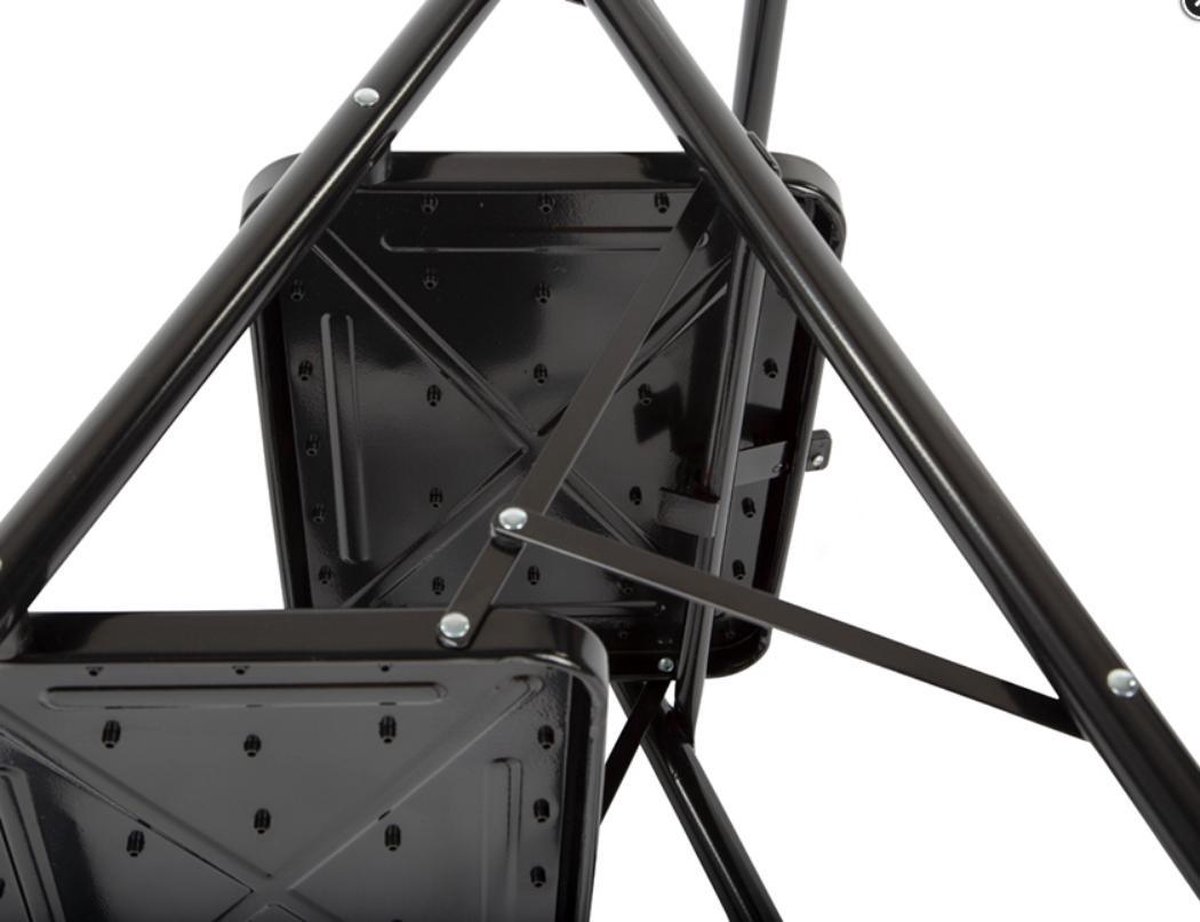 BIG STEP Trapladder 2 brede treden zwart – foto 4