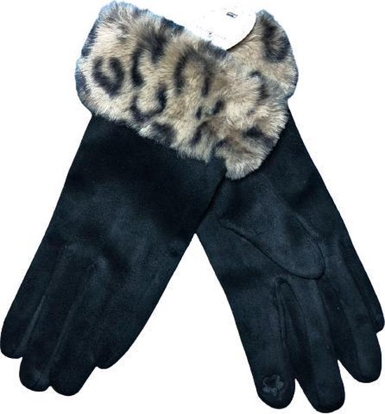 Dames handschoenen - COQUETTE - van BellaBelga - zwart