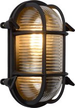 Lucide DUDLEY - Wandlamp Binnen/Buiten - 1xE27 - IP65 - Zwart