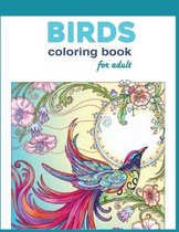 Birds Coloring Book For Adult