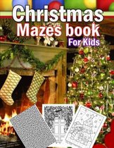 Christmas Mazes book for kids