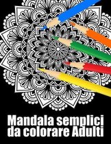 Mandala semplici da colorare Adulti